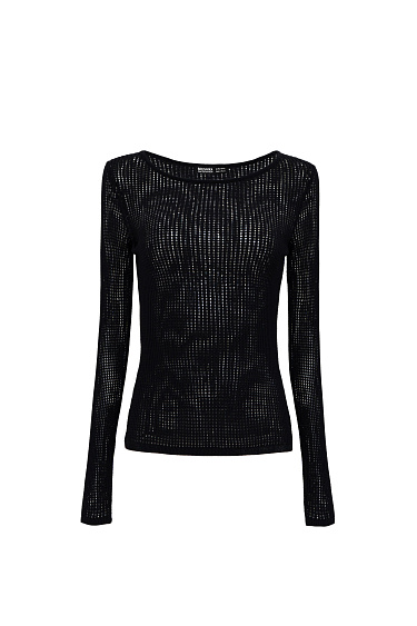 Organic cotton long sleeve top - BRUSNIKA Women Clothes