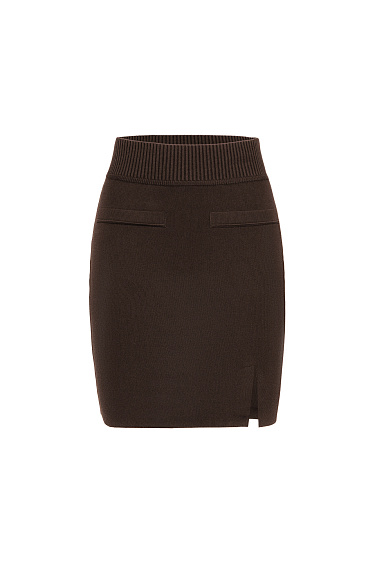 Mini skirt made of viscose - BRUSNIKA Women Clothes