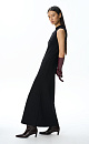 Knitted dress with a stand-up collar - BRUSNIKA. Women clothes
