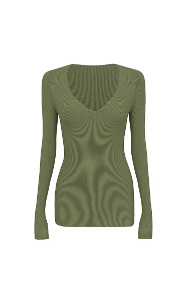 V-neck jumper - BRUSNIKA Women Clothes