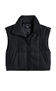 vest with a stand‑up collar and a hood - BRUSNIKA. Women clothes