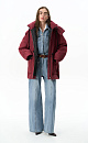 Parka with synthetic filling and an additional collar - BRUSNIKA. Women clothes