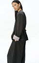 Jacket with wide shoulders - BRUSNIKA. Women clothes