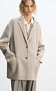 Single-breasted jacket-coat - BRUSNIKA. Women clothes