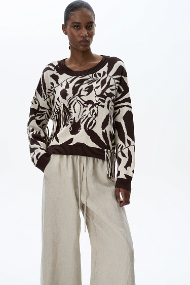 Jumper with fringes - BRUSNIKA Women Clothes
