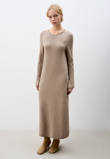Knitted Maxi Dress - BRUSNIKA Women Clothes