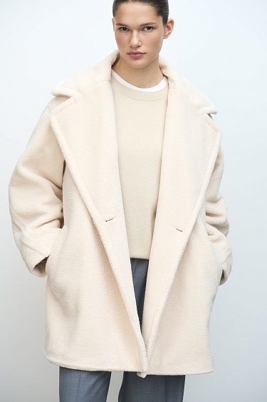 Faux fur coat - BRUSNIKA Women Clothes