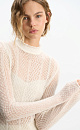 Openwork dress made of mohair and alpaca wool - BRUSNIKA. Women clothes