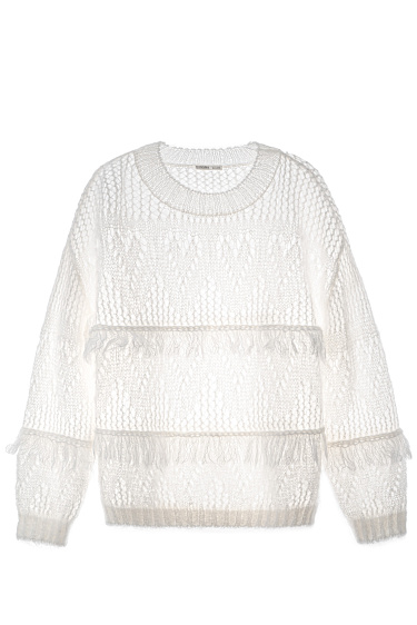 Jumper with fringes - BRUSNIKA Women Clothes