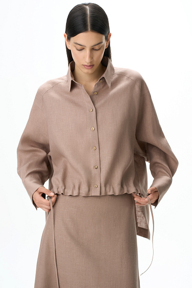 Linen shirt - BRUSNIKA Women Clothes