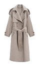 Wool coat with a yoke - BRUSNIKA. Women clothes