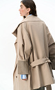 Trench coat with turned-up sleeves - BRUSNIKA. Women clothes