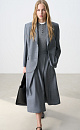 Single-breasted wool jacket - BRUSNIKA. Women clothes