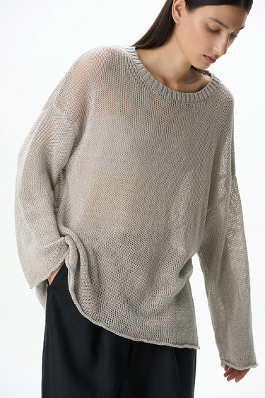 Semi-sheer jumper - BRUSNIKA Women Clothes