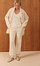 Cable knit jogger pants - BRUSNIKA. Women clothes