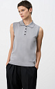 Top with a polo collar - BRUSNIKA. Women clothes