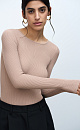 Fitted jumper with lace-up back - BRUSNIKA. Women clothes