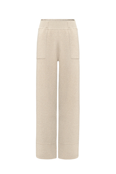 Knitted trousers made of cashmere and wool - BRUSNIKA Women Clothes