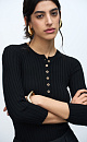 Wide rib-knit jumper - BRUSNIKA. Women clothes