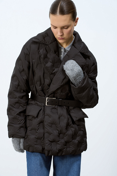 Wrap down jacket - BRUSNIKA Women Clothes