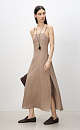 Sundress with a slit - BRUSNIKA. Women clothes