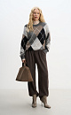 Argyle patterned jumper - BRUSNIKA. Women clothes