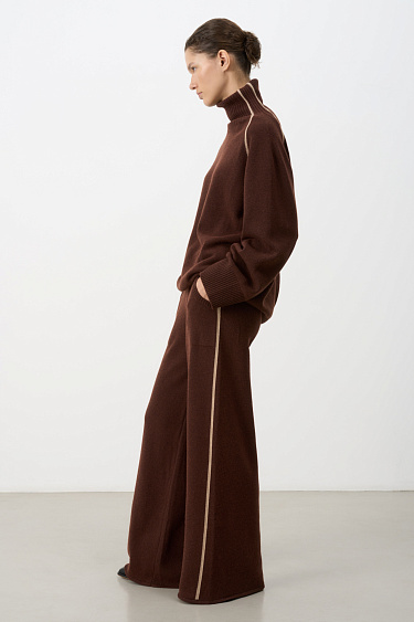 Knit wool-blend pants - BRUSNIKA Women Clothes