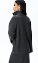 Jumper with a stand collar and a zippe - BRUSNIKA. Women clothes