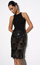 Midi skirt with sequins - BRUSNIKA. Women clothes