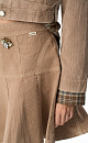 Corduroy Mini Skirt - BRUSNIKA. Women clothes