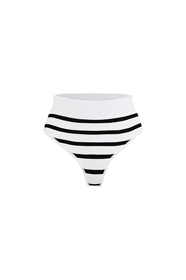 Striped mini shorts - BRUSNIKA Women Clothes