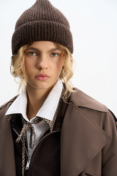 Extrafine Merino Wool Hat - BRUSNIKA Women Clothes