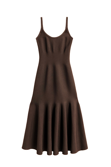 Evening knitted viscose dress - BRUSNIKA Women Clothes