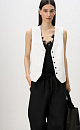 Classic 100% linen vest - BRUSNIKA. Women clothes