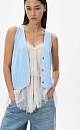 V-neck vest - BRUSNIKA. Women clothes