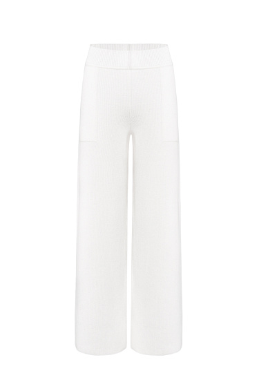 Knitted trousers made of angora - BRUSNIKA Women Clothes