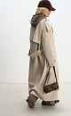 Wool coat with a yoke - BRUSNIKA. Women clothes