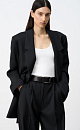 Basic side slits blazer - BRUSNIKA. Women clothes