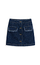 Frayed denim mini skirt - BRUSNIKA. Women clothes