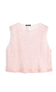 Transparent top with sequins - BRUSNIKA. Women clothes