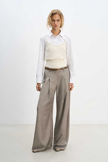 Fox down top - BRUSNIKA Women Clothes
