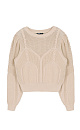 Openwork cotton jumper - BRUSNIKA. Women clothes