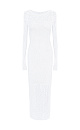 Mesh viscose dress - BRUSNIKA. Women clothes