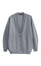 Long fox down cardigan - BRUSNIKA. Women clothes