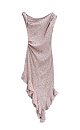 Polka dot dress made of 100% crepe viscose - BRUSNIKA. Women clothes