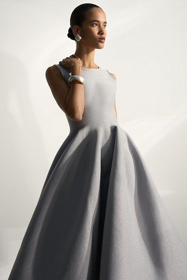 Lurex midi dress - BRUSNIKA Women Clothes