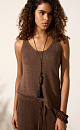 100% linen knit top - BRUSNIKA. Women clothes