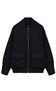Wool bomber jacket with zip - BRUSNIKA. Women clothes