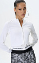 Cropped viscose bomber jacket - BRUSNIKA. Women clothes