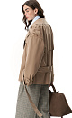 Double‑breasted short trench coat - BRUSNIKA. Women clothes